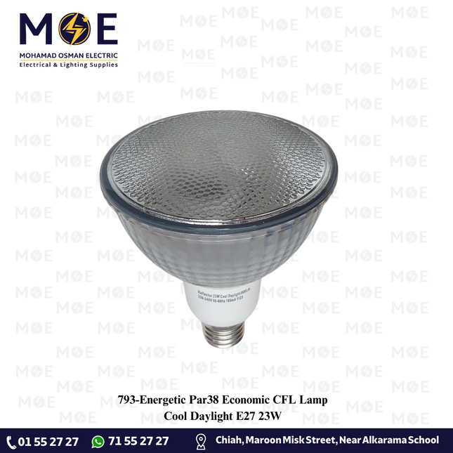 Energetic Par38 Economic CFL Lamp Cool Daylight E27 23W