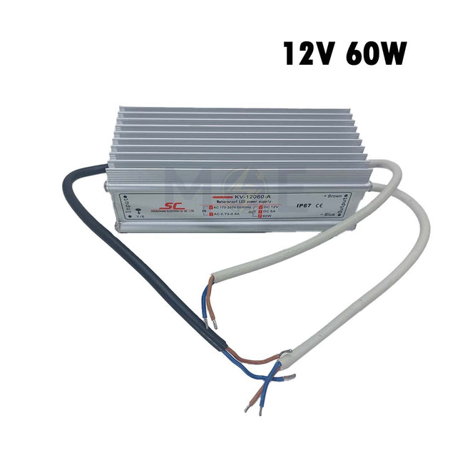 Shnehchang Electronics Power Supply Unit IP67 AC to DC 12V 60W 5A | KV-12060-A