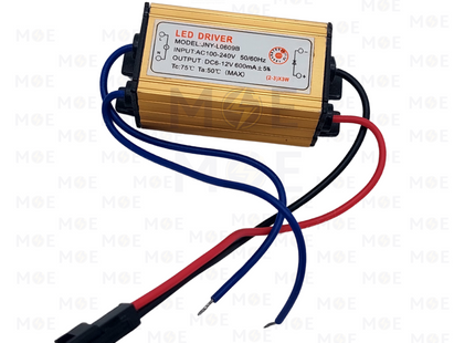 Cuperlight LED Driver Aluminum AC 100-240V DC 6-12V 600mA 3W | JNY-L0609B | ترانس ليد المنيوم