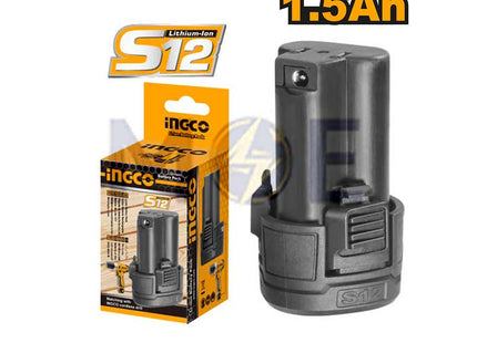 INGCO Lithium-ion Battery Pack for S12 Power Tools 12V 1.5Ah | FBLI12152