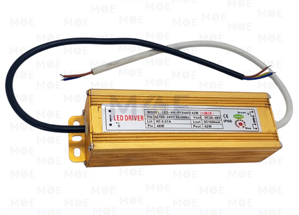 LED Driver Aluminum AC 100-240V DC 30-48V IP66 1000mA 42W | LED-HH-PF3040D 42W | ترانس ليد مطري المنيوم