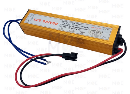 LED Driver Aluminum AC 100-240V DC 75-96V IP65 300mA 30W | JNY-L2530A | ترانس ليد مطري المنيوم