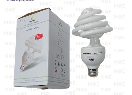 Goldenlight Economic CFL Lamp Umbrella WarmWhite E27 45W | لمبة توفير برم شمسية ورم وايت