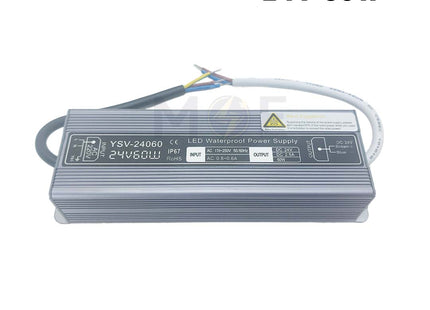 Bright LED Power Supply Unit IP67 AC to DC 24V 60W 2.5A | YSV-24060