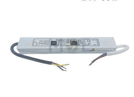 Bright LED Power Supply Unit Slim IP67 AC to DC 24V 30W 1.25A | YSV-24030