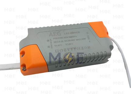 AEG LED Driver for Spot AC 85-265V DC 60-80V 300mA 24W | ترانس ليد سبوت
