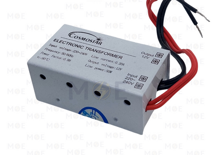 Cosmostar Electronic Transformer for Halogen Lamps AC 220-240V AC 12V AC 50W | HY50W(20-50VA) | ترانس هالوجين