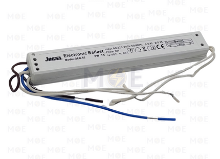 Jindel High Power Electronic Ballast for Fluorescent T5 Lamps AC 220-240V 8W | GEB-62 | ترانس الكترون