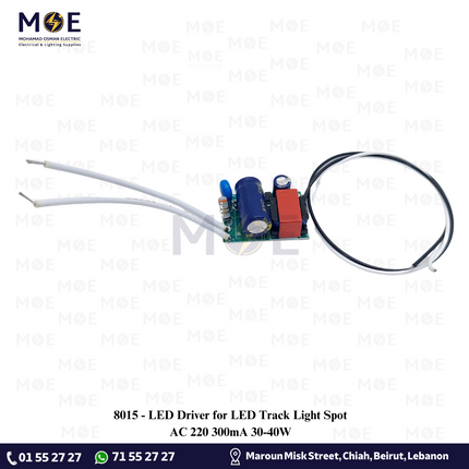 LED Driver for LED Track Light Spot AC 220 300mA 30-40W