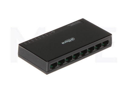 Dahua 8-Port Unmanaged Gigabit Ethernet Desktop Switch 10/100/1000Mbps | DH-PFS3008-8GT-L