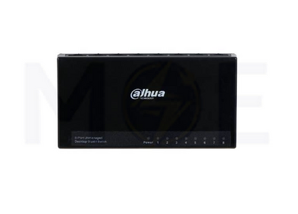 Dahua 8-Port Unmanaged Gigabit Ethernet Desktop Switch 10/100/1000Mbps | DH-PFS3008-8GT-L