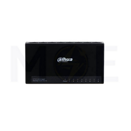 Dahua 8-Port Unmanaged Gigabit Ethernet Desktop Switch 10/100/1000Mbps | DH-PFS3008-8GT-L