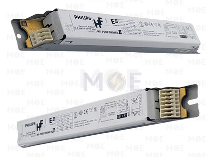 Philips Electronic Ballast for Fluorescent T8 Lamps AC 220-240V 2x18W | HF-P-218-TLD-EII-220-240 | ترانس الكترون