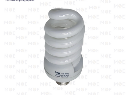 Greenlite Economic CFL Lamp Spiral Blue E27 30W | لمبة توفير برم حلزون ازرق