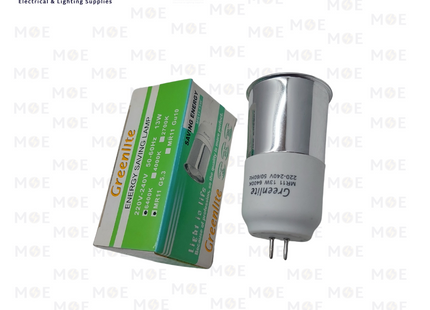 Greenlite Economic CFL Spot Lamp DayLight GU5.3 MR11 13W | لمبة سبوت توفير دايلايت
