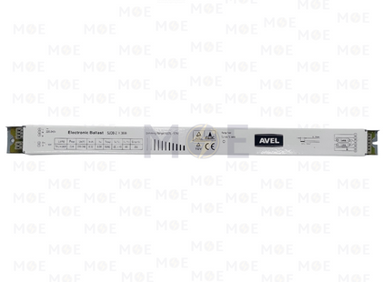 Avel Electronic Ballast Dimmable for Fluorescent T8 Lamps AC 220-240V 2x36W | SJDB-2x36W | ترانس الكترون
