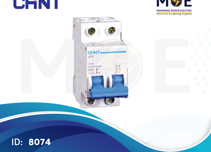 Chint MCB EB G 6kA 2P 20A | TE0018 | دجنتور كهرباء مجوز - قاطع كهربائي