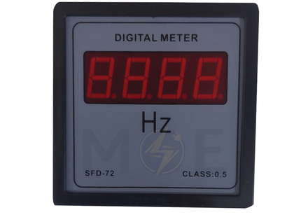 Orient Digital Frequency Meter Panel Mount AC 30-99Hz 7x7cm | SFD-72x1-F | ساعة هيرتز على خزانة