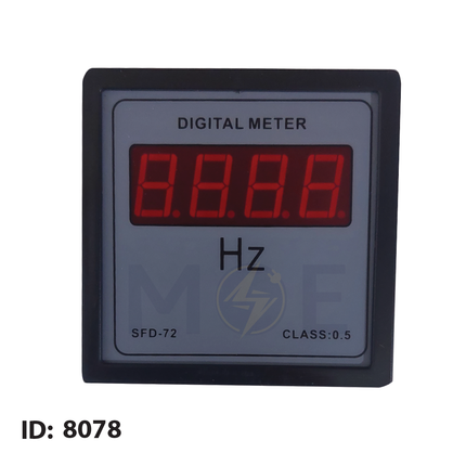 Orient Digital Frequency Meter Panel Mount AC 30-99Hz 7x7cm | SFD-72x1-F