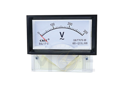 Analog Voltmeter Panel Mount 0-300V 7x4cm | Non-85L17-300V | ساعة فولت ابرة على خزانة
