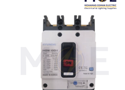 Hyundai MCB HGM100H-F 26KA 3P 100A Fix | دجنتور صناعي