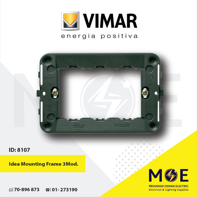 Vimar Idea Mounting Frame 3module | 16713 | شاسي متلتة