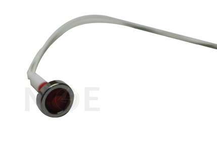 Signal lamp With Wire Red 13.5mm | Indicator-Wire-RD | لمبة اشارة احمر بشريط