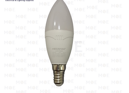 Megaman LED Lamp Candle WarmWhite E14 7W | C37 | لمبة ليد برم سن رفيع شمعة ورم وايت