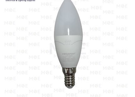 Megaman LED Lamp Candle Daylight E14 7W | C37 | لمبة ليد برم سن رفيع شمعة دايلايت