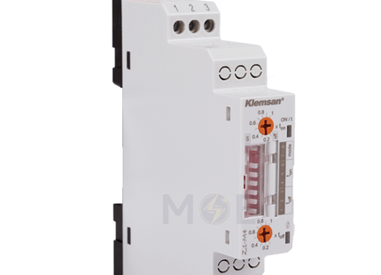 Klemsan Timer Relay Din Rail 12-265V AC/DC 0,1sec.-10 Days 1module | KL-Z1-M4-270375 | تايمر سكة