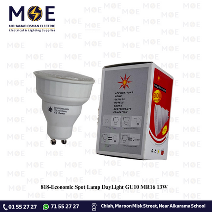 Economic Spot Lamp DayLight GU10 MR16 13W