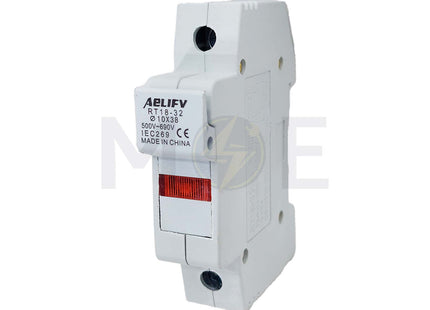 Aelifv Din Fuse Holder 10x38mm 32A 500VAC 1P 1module | RT18-32X-AC