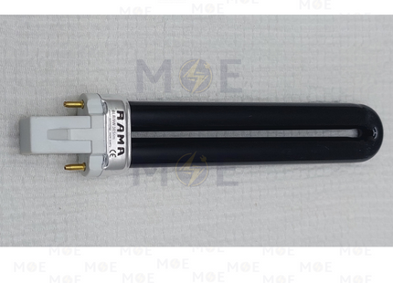 Rama Money Detector fluorescent Lamp Pin BLB 2P G23 UV 9W 365nm 12.5cm | لمبة شك فلورسنت للعملة