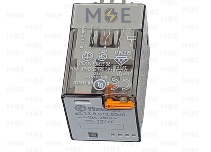 Finder Universal Relay 3CO 12V AC 10A 11Pin | 60.13.8.012.0040 | ريليه