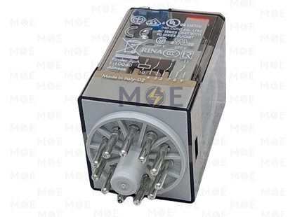 Finder Universal Relay 3CO 24V DC 10A 11Pin | 60.13.9.024.0040 | ريليه