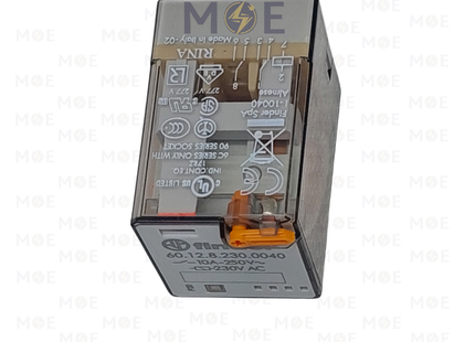 Finder Universal Relay 2CO 220V AC 10A 8Pin | 60.12.8.230.0040 | ريليه