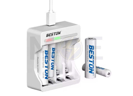Beston Battery Charger for AA / AAA Rechargeable Battery With USB Cable 1.2V 100-200mA | C8002