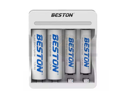 Beston Battery Charger for AA / AAA Rechargeable Battery With USB Cable 1.2V 100-200mA | C8002