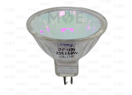 Europa Halogen Spot Lamp Blue GU5.3 MR16 50W | لمبة سبوت هالوجين ازرق