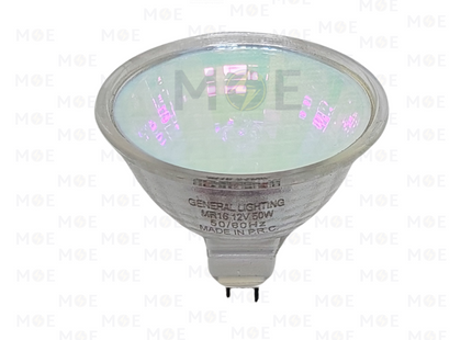 General Lighting Halogen Spot Lamp Blue GU5.3 MR16 50W DC 12V | لمبة سبوت هالوجين ازرق