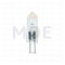 Halogen Pin CapsuleLamp Warmwhite Clear G4 25W DC6V - لمبة شك هالوجين شفاف 