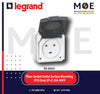 Legrand Plexo Socket Outlet Surface Mounting IP55 Gray 2P+E 20A 400V | 01191655