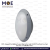 Fumagalli Outdoor Wall Light Oval Bulkhead Lamp Surface Light MADDI WaterProof Gray Opal E27 23cm |  LV3.000.000.LYE27