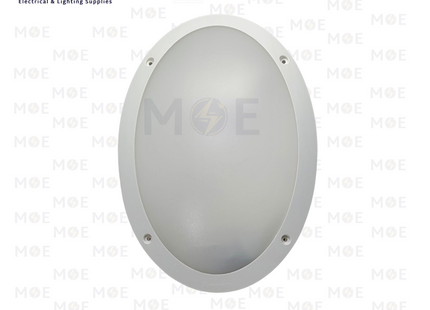 Fumagalli Outdoor Wall Light Oval Bulkhead Lamp Surface Light MADDI Water[roof White Opal E27 23cm | LV3.000.000.WYE27 | ابليك حائط فارغ بيضاوي ابيض مغشى