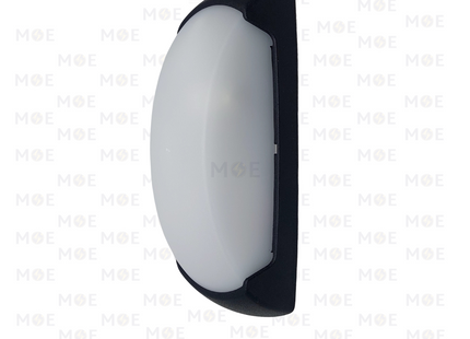 Fumagalli Rectangular Bulkhead Lamp Wall Surface Light FRANCY-OP Black Opal E27 | 2A1.000.000.LYE27 | غلوب ابليك حائط مستطيل اسود مغشى