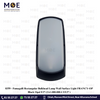 Fumagalli Rectangular Bulkhead Lamp Wall Surface Light FRANCY-OP Black Opal E27 | 2A1.000.000.LYE27