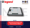 Legrand Floor Box Stainless Steel Gray 22.5x45mm 12module | 01189605