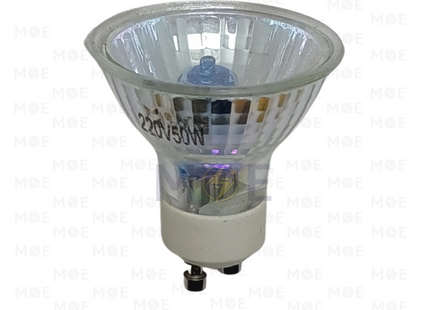 SMLighting Halogen Spot Lamp WarmWhite Clear GU10 MR16 50W | لمبة سبوت هالوجين كعب ستارتر شفاف