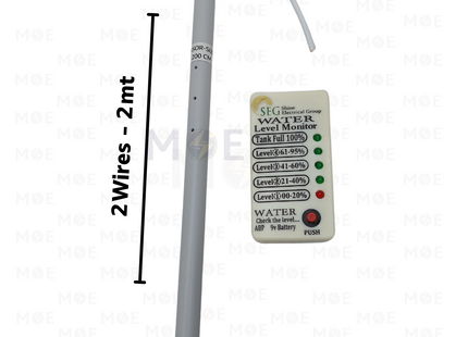 SEG Water Level Indicator set ( Tube + Monitor ) 2 wires 2mt | علام مياه قسطل و علبة