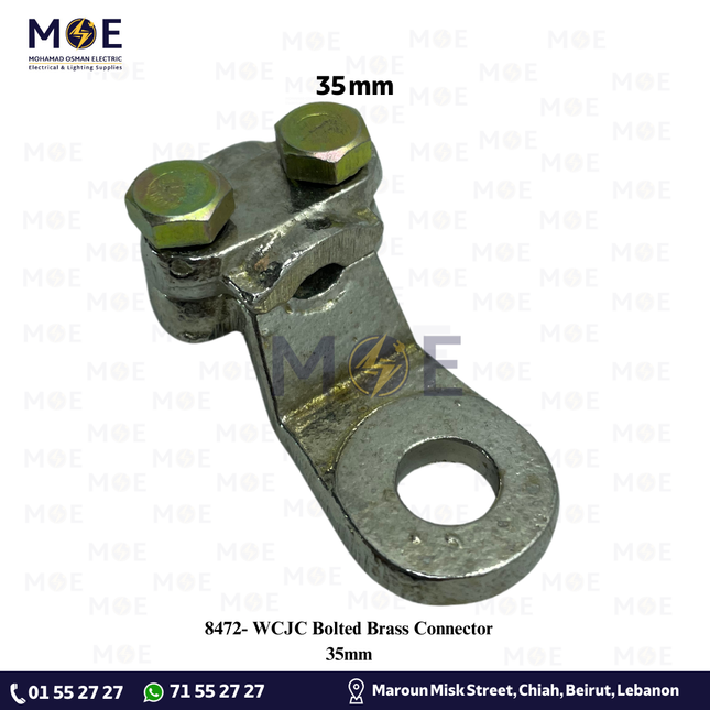 WCJC Bolted Brass Connector 35mm